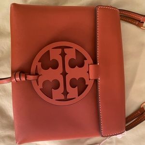 Tory Burch Brown Leather Crossbody Purse